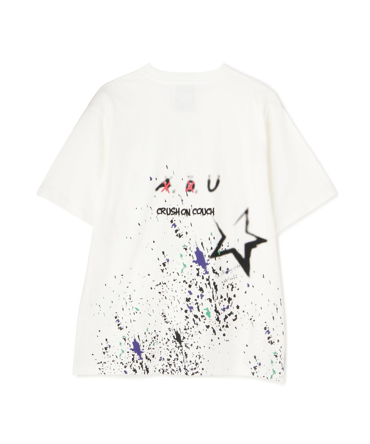 【WEB&DEPOT限定】UMLAUT/ウムラウト/タギング ペイントTEE