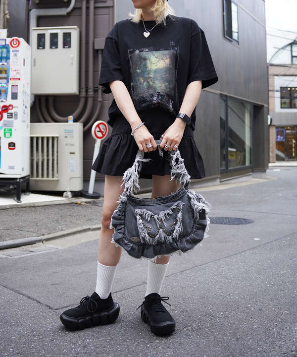 rurumu:/ルルムウ/【LHP Exclusive】fairy printed half sleeve tee