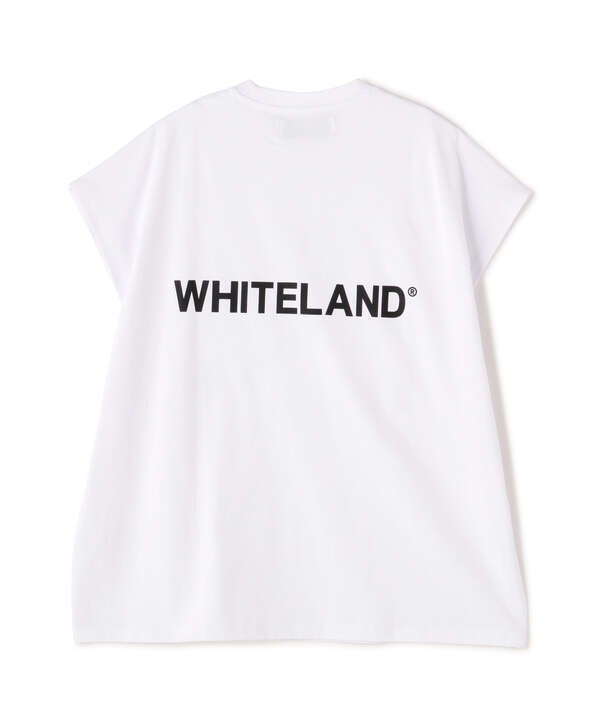 WEB&DEPOT限定/WHITELAND/ホワイトランド/OWL/LOGO NS/ロゴ ノースリーブ