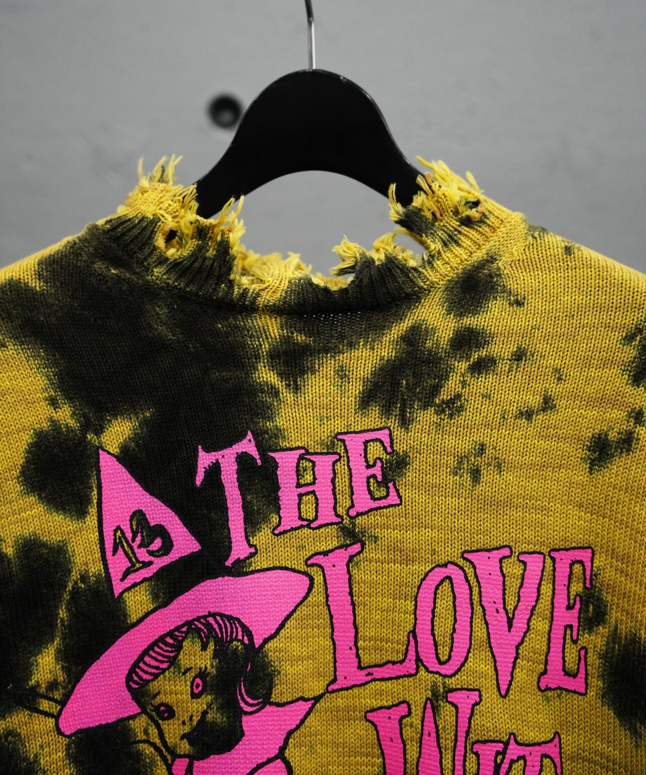 KIDILL/キディル/DESTROY PULLOVER KNIT - THE LOVE WITCH PRINT