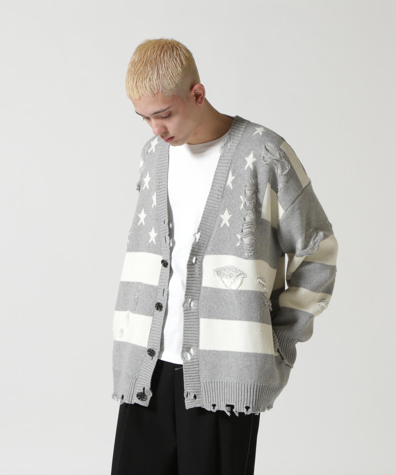 WHITELAND/ホワイトランド/FLAG CARDIGAN/フラッグカーディガン | LHP