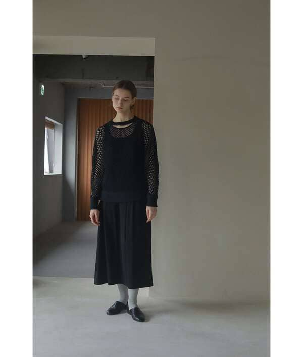 MANOF/マノフ/MESH KNIT TOPS