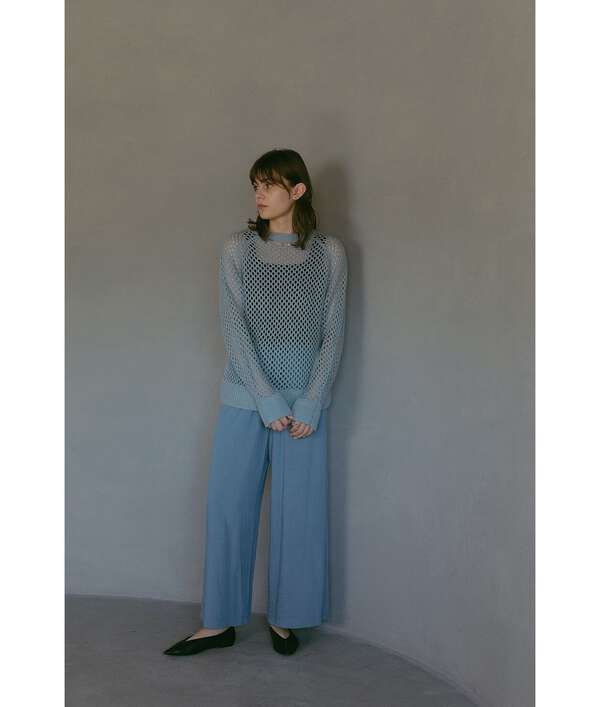 MANOF/マノフ/MESH KNIT TOPS