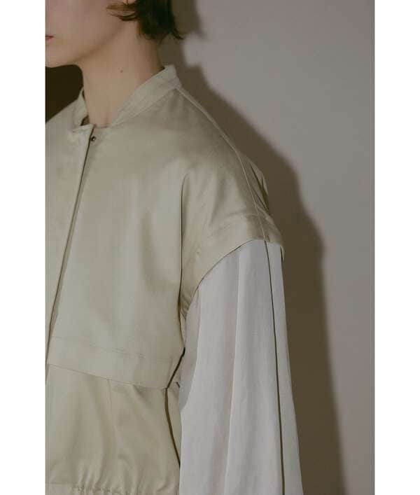 MANOF/マノフ/LAYERED COMBI BLOUSON