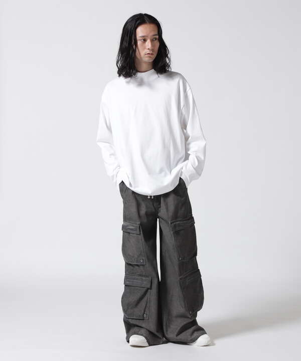 DankeSchon/ダンケシェーン/SPRAYED FLARE CARGO PANTS