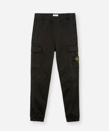 STONE ISLAND/ストーンアイランド/STRETCH COTTON WOOL SATIN CARGO PANTS