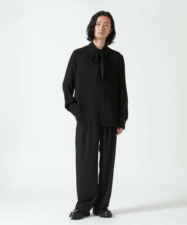 CULLNI/クルニ/DOUDLE SATIN 2 TUCK WIDE PANTS