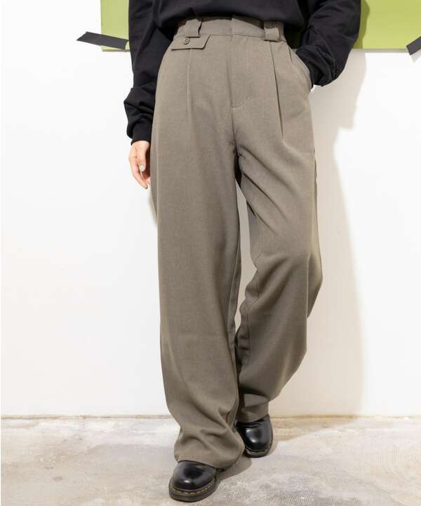 yipyip/イップイップ/1TUCK STRAIGHT TROUSER