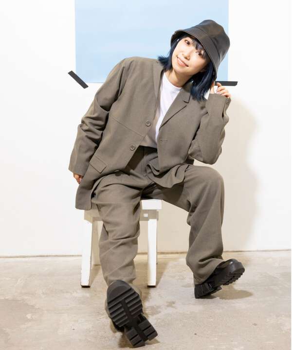 yipyip/イップイップ/1TUCK STRAIGHT TROUSER