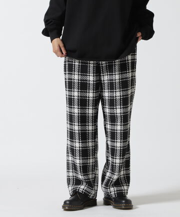 yipyip/イップイップ/PLAID CHECK WIDE PANTS