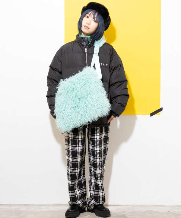 yipyip/イップイップ/PLAID CHECK WIDE PANTS