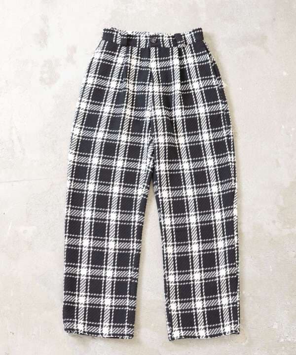 yipyip/イップイップ/PLAID CHECK WIDE PANTS