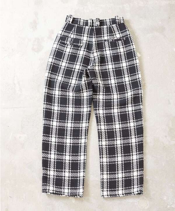 yipyip/イップイップ/PLAID CHECK WIDE PANTS