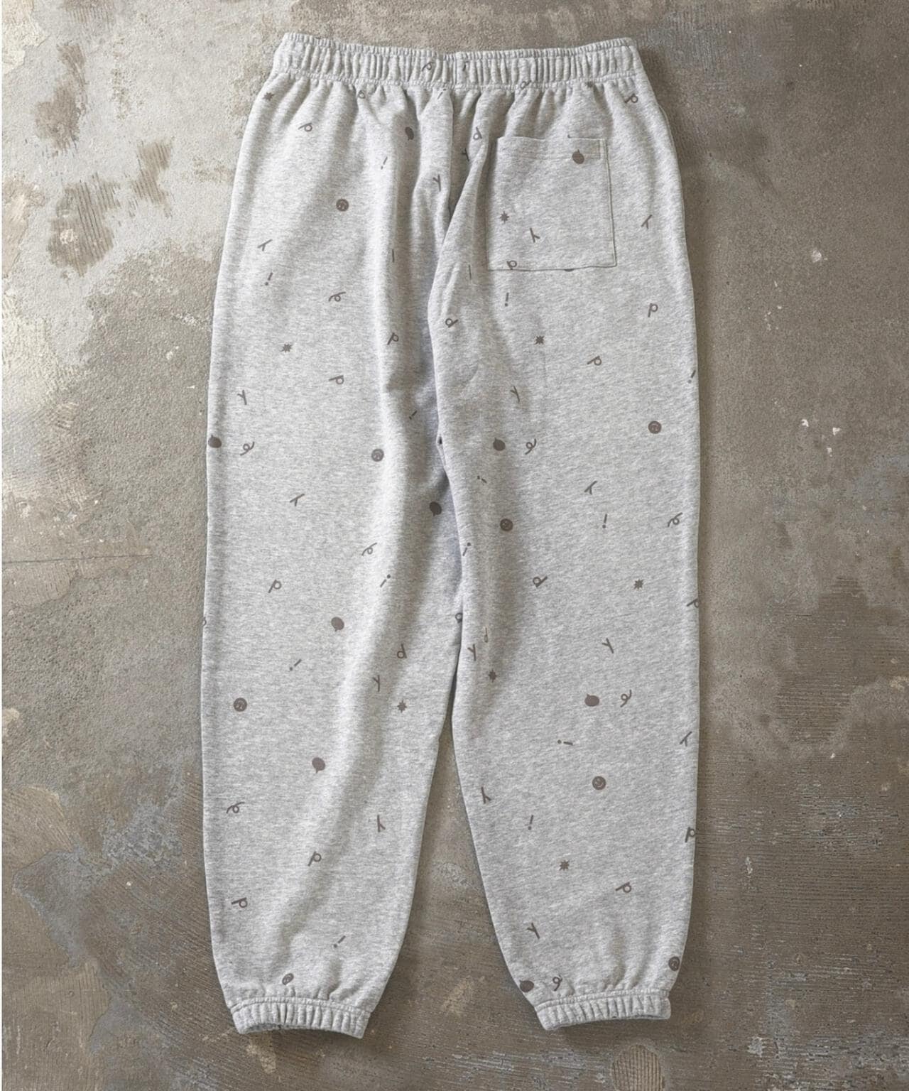 yipyip/イップイップ/MULTI PATTERN SWEAT PANTS