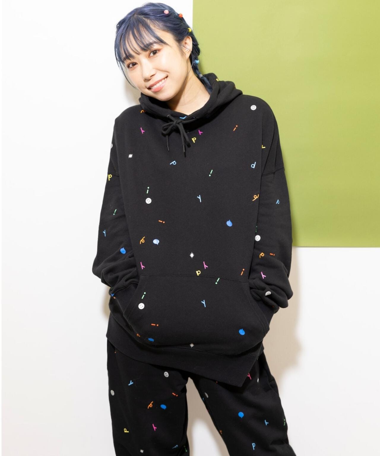 yipyip/イップイップ/MULTI PATTERN SWEAT PANTS