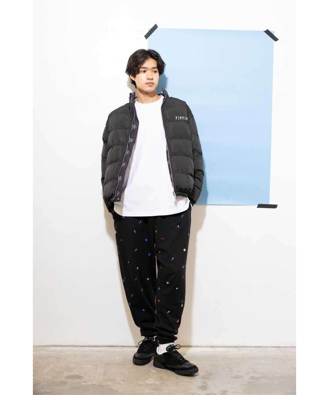 yipyip/イップイップ/MULTI PATTERN SWEAT PANTS