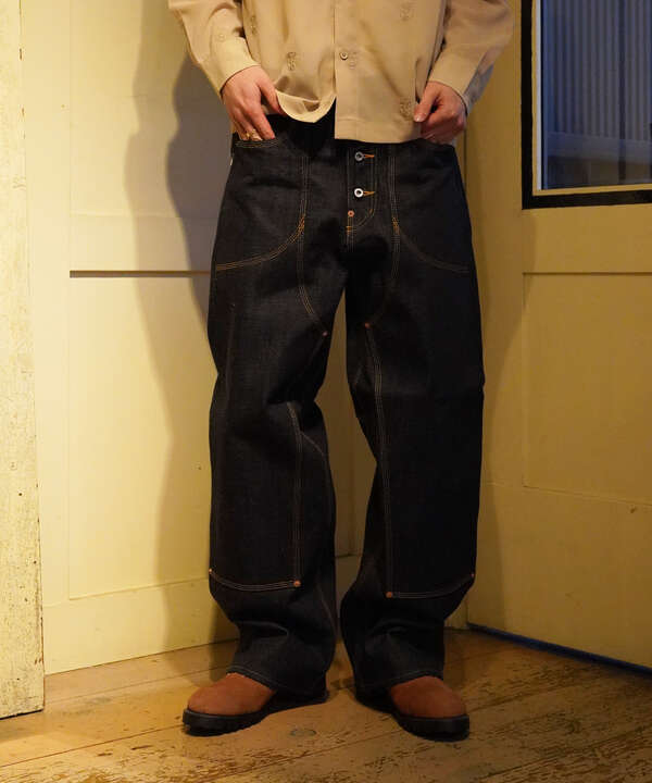 SUGARHILL/シュガーヒル/CLASSIC DOUBLE KNEE DENIM PANTS