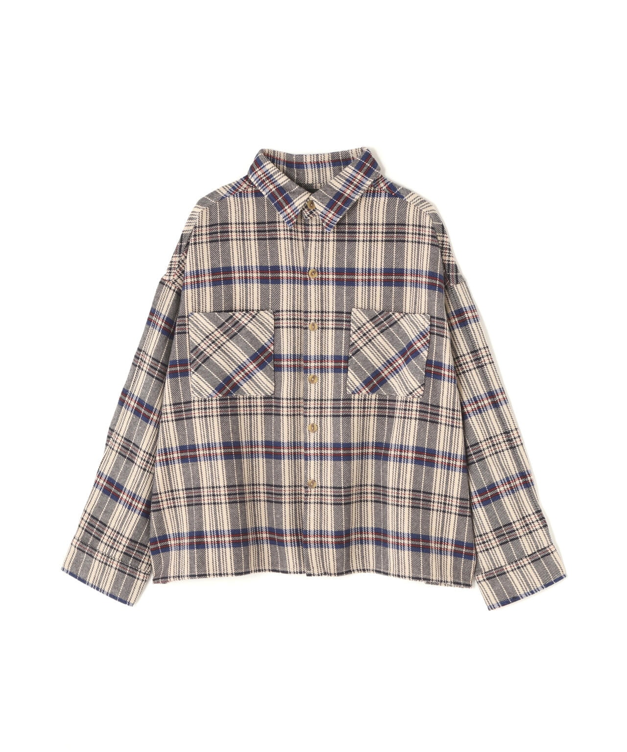  【WEB&DEPOT限定】DankeSchon/ダンケシェーン/COTTON FLANNEL CHECK SHIRT