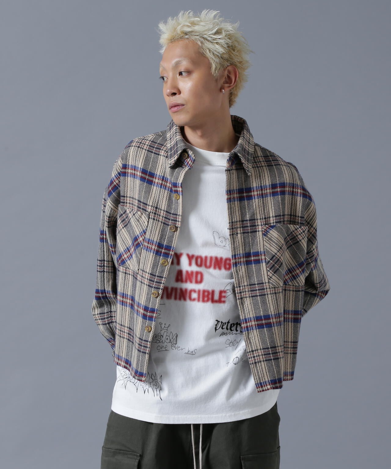  【WEB&DEPOT限定】DankeSchon/ダンケシェーン/COTTON FLANNEL CHECK SHIRT