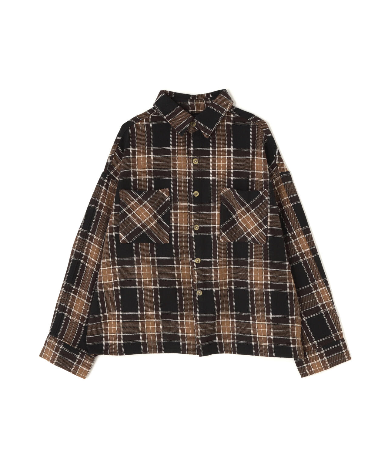  【WEB&DEPOT限定】DankeSchon/ダンケシェーン/COTTON FLANNEL CHECK SHIRT