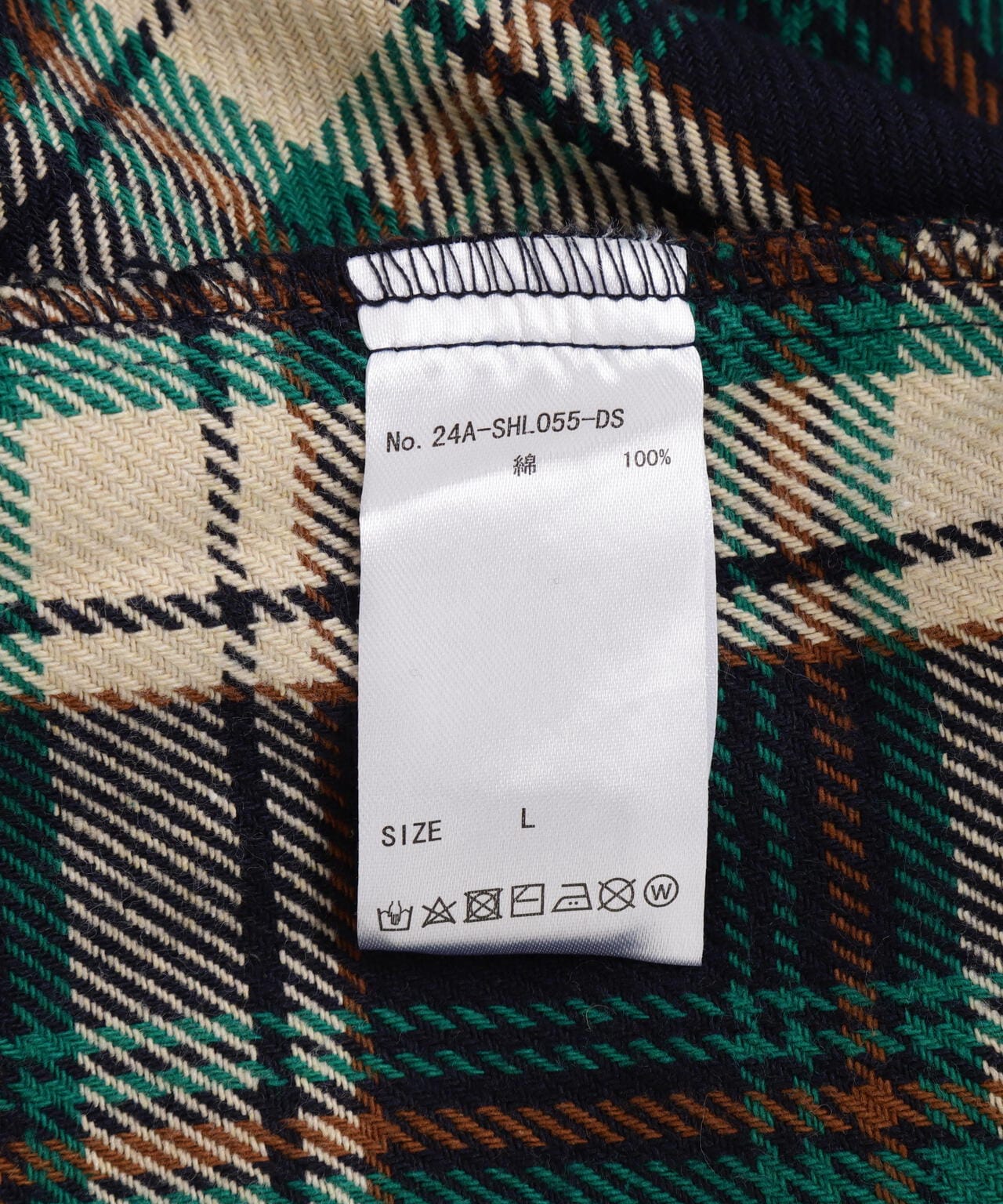  【WEB&DEPOT限定】DankeSchon/ダンケシェーン/COTTON FLANNEL CHECK SHIRT