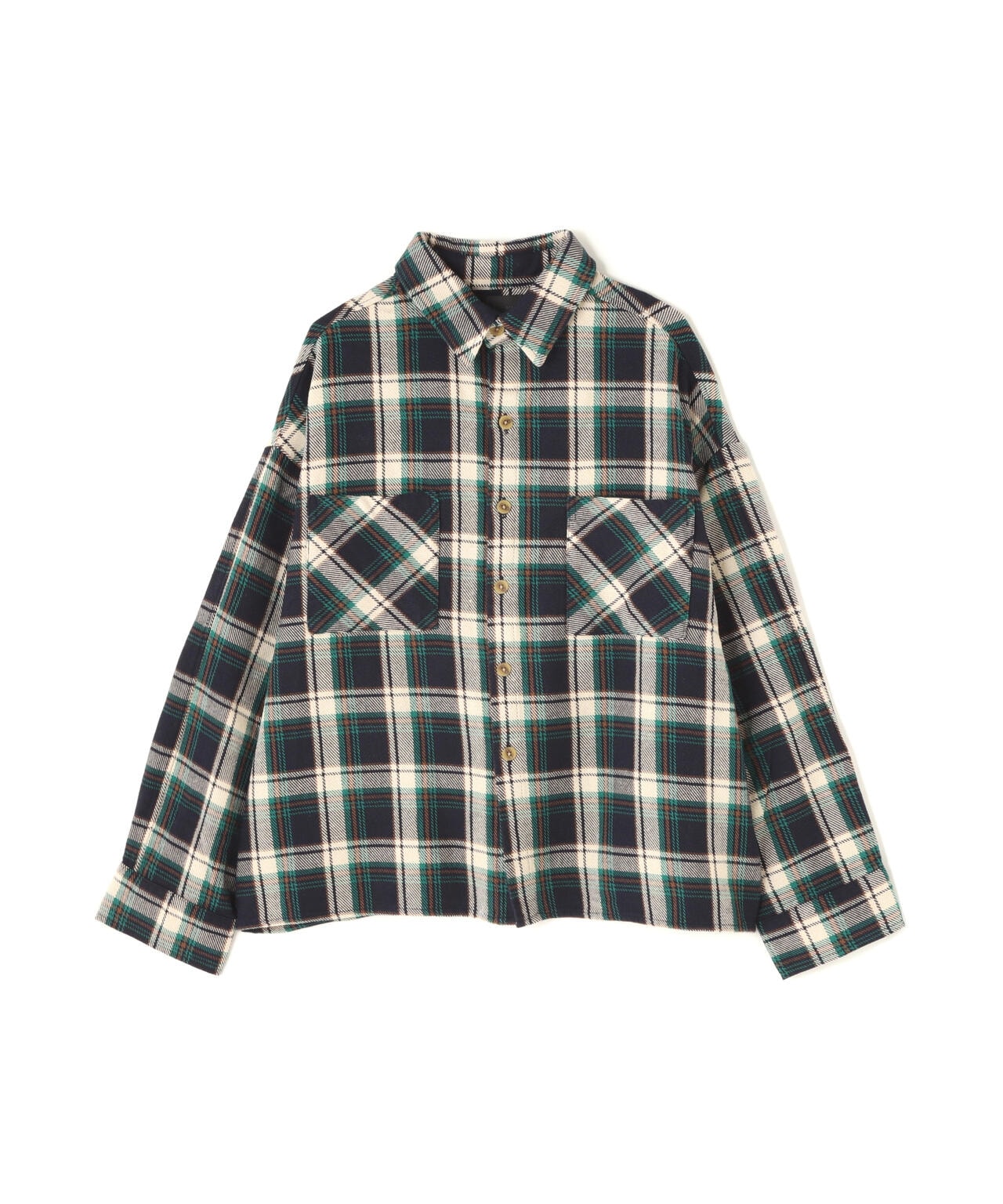  【WEB&DEPOT限定】DankeSchon/ダンケシェーン/COTTON FLANNEL CHECK SHIRT