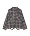 DankeSchon/ダンケシェーン/DAMAGE FLANNEL CHECK SHIRTS