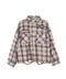 DankeSchon/ダンケシェーン/DAMAGE FLANNEL CHECK SHIRTS