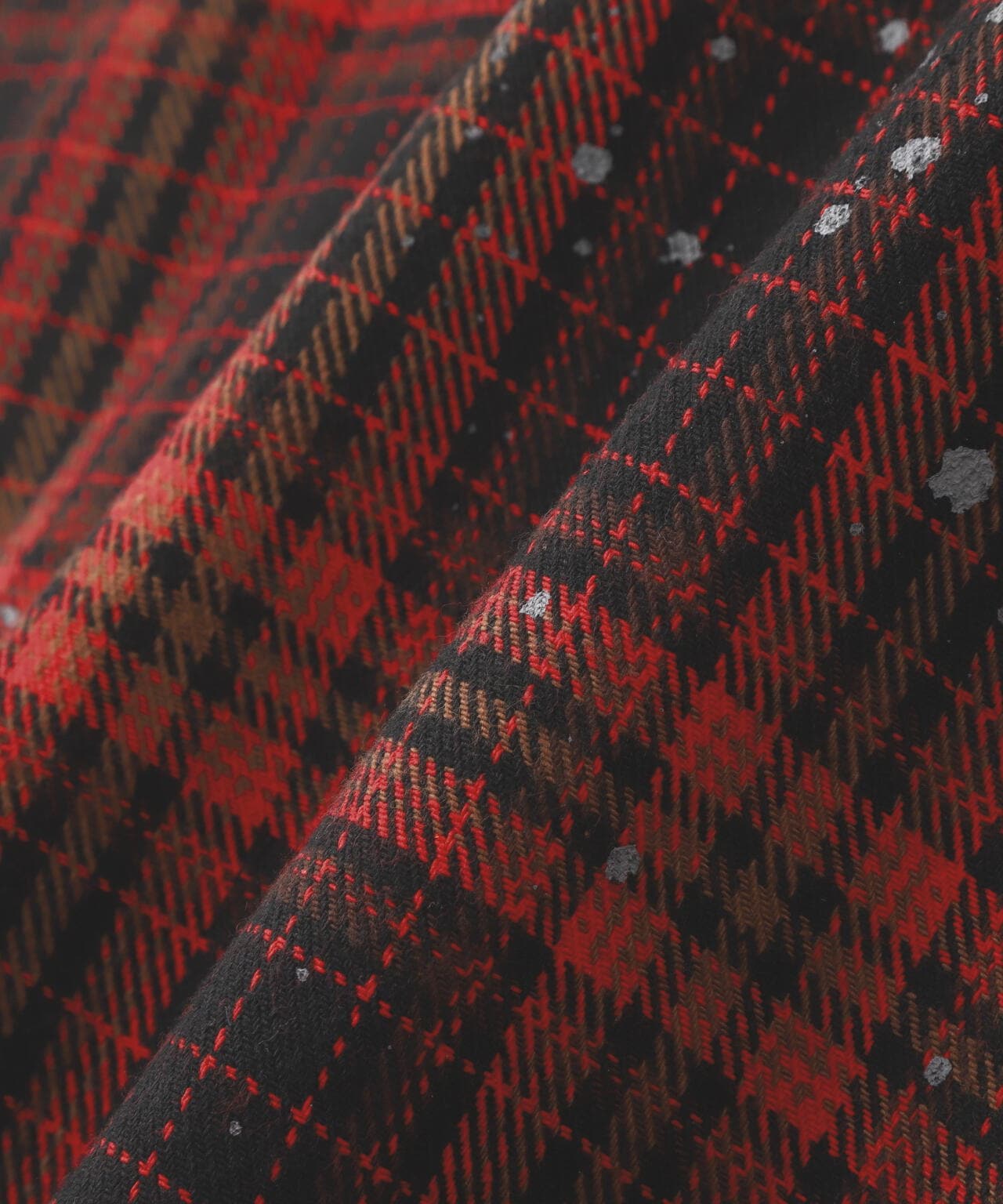 DankeSchon/ダンケシェーン/DAMAGE FLANNEL CHECK SHIRTS