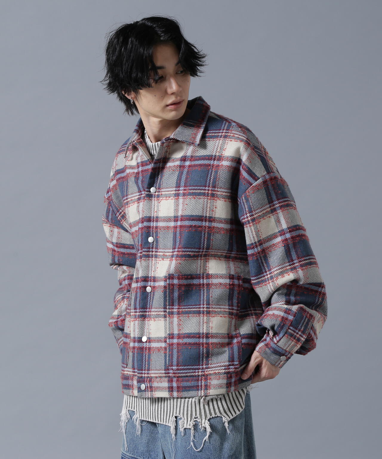 DankeSchon/ダンケシェーン/QUILT CHECK SHIRT