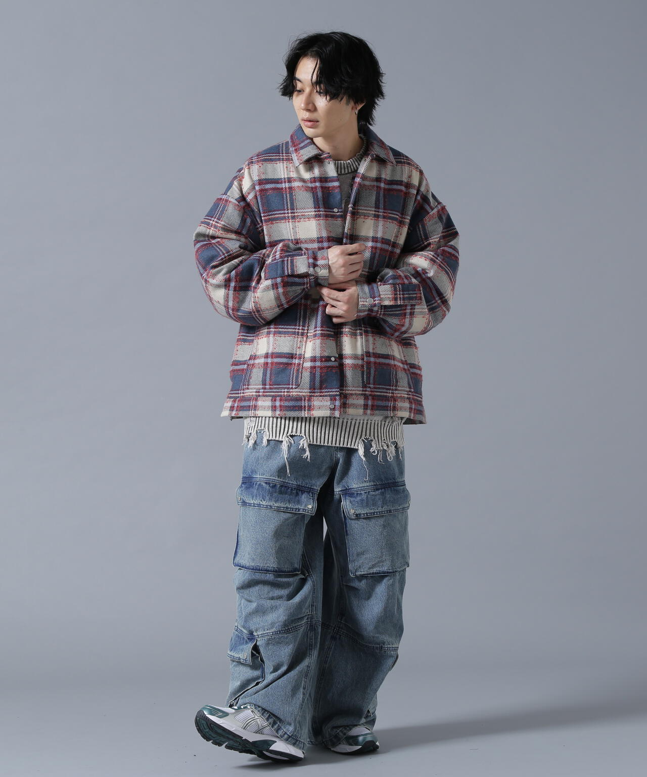 DankeSchon/ダンケシェーン/QUILT CHECK SHIRT