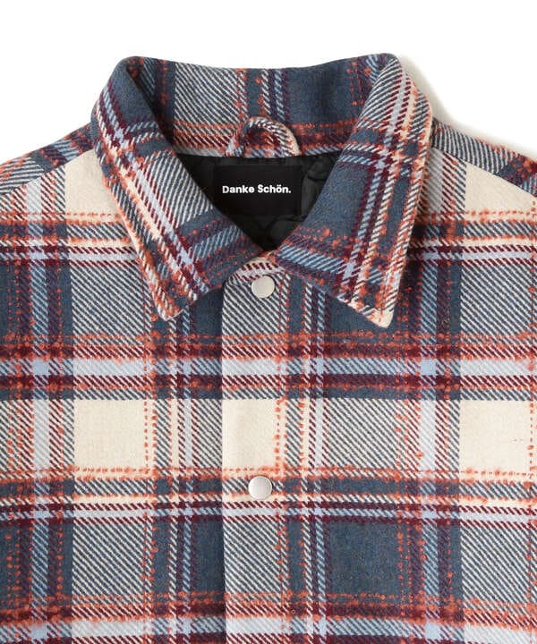 DankeSchon/ダンケシェーン/QUILT CHECK SHIRT