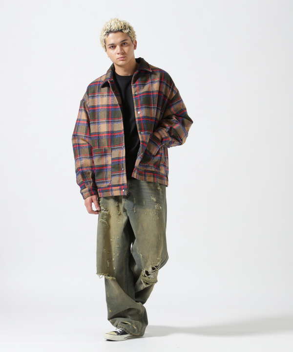 DankeSchon/ダンケシェーン/QUILT CHECK SHIRT