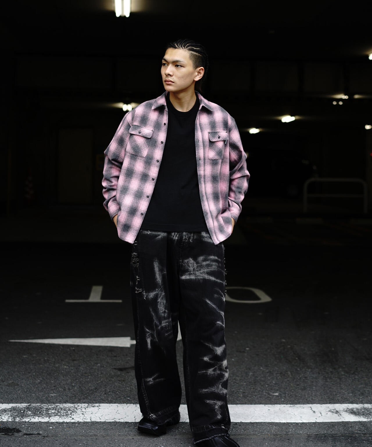 SUPPLIER/サプライヤー/【LHP EXCLUSIVE】Leather Patch Check Shirt