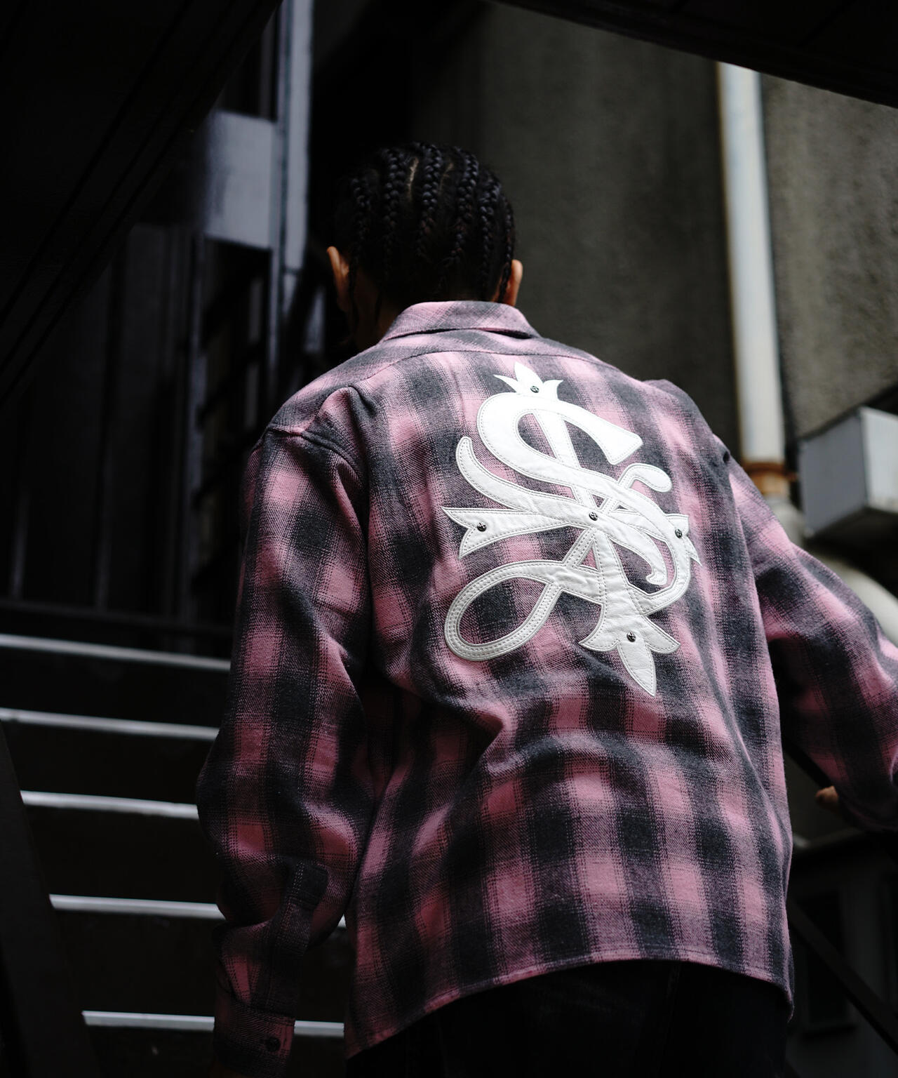 SUPPLIER/サプライヤー/【LHP EXCLUSIVE】Leather Patch Check Shirt