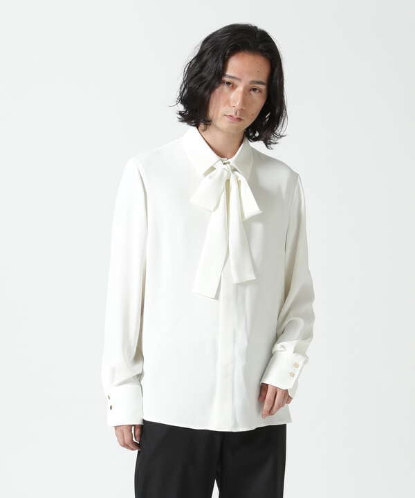 CULLNI/クルニ/DOUBLE SATIN BOWTIE SHIRT（7844220262） | LHP ( エルエイチピー ) | 【公式】通販  MIX.Tokyo