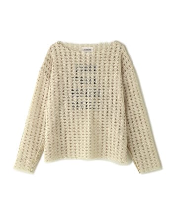 (un)decided/アンディサデッド/Distinctive Wave Knit Shirt