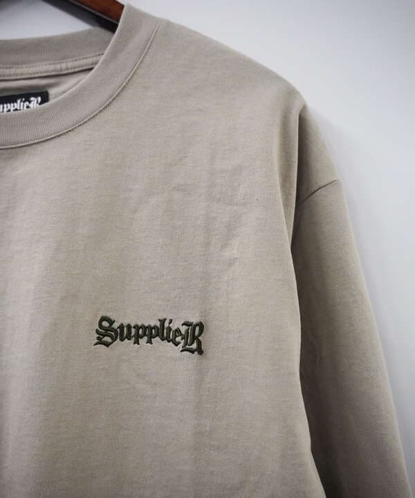 SUPPLIER/【LHP EXCLUSIVE】CROSS L/S TEE - BEIGE