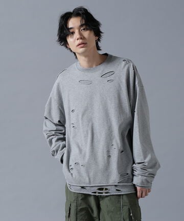 DankeSchon/ダンケシェーン/DAMEGE LAYER LS TEE