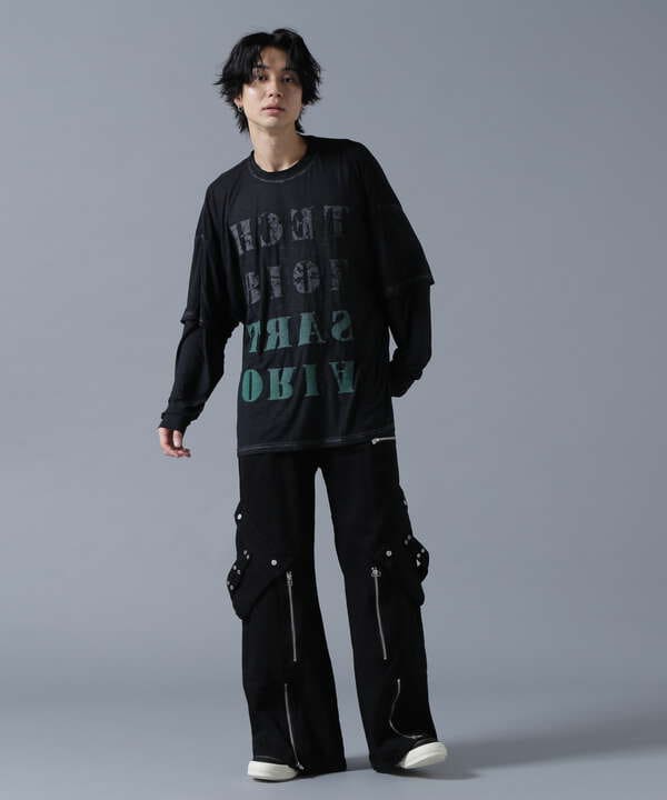 【WEB&DEPOT限定】DankeSchon/ダンケシェーン/OPAL FAKE LAYER LST