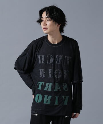 【WEB&DEPOT限定】DankeSchon/ダンケシェーン/OPAL FAKE LAYER LST