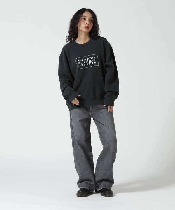 MM6 MaisonMargiela/エムエムシックス メゾンマルジェラ/TAG SWEATSHIRT