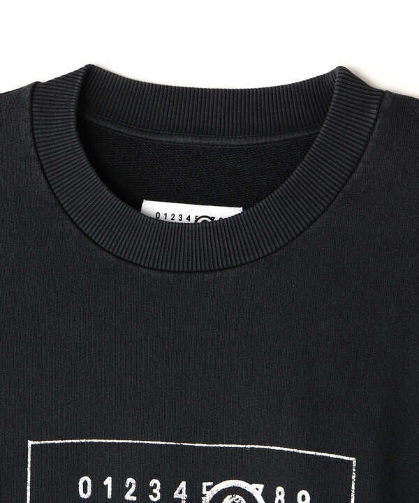 MM6 MaisonMargiela/エムエムシックス メゾンマルジェラ/TAG SWEATSHIRT