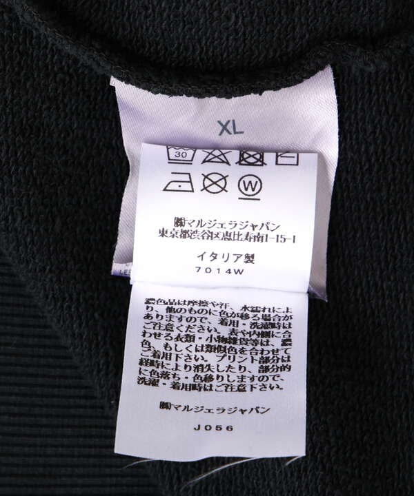 MM6 MaisonMargiela/エムエムシックス メゾンマルジェラ/TAG SWEATSHIRT