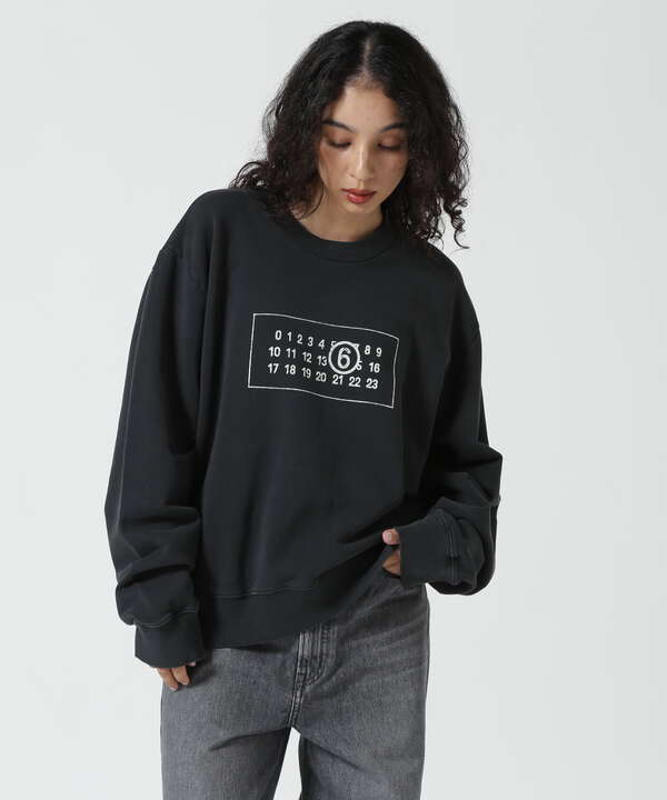 MM6 MaisonMargiela/エムエムシックス メゾンマルジェラ/TAG SWEATSHIRT