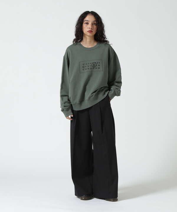 MM6 MaisonMargiela/エムエムシックス メゾンマルジェラ/TAG SWEATSHIRT