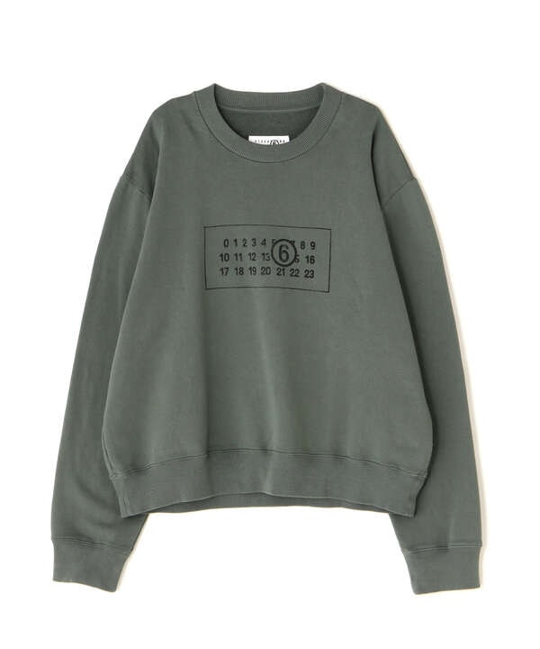 MM6 MaisonMargiela/エムエムシックス メゾンマルジェラ/TAG SWEATSHIRT