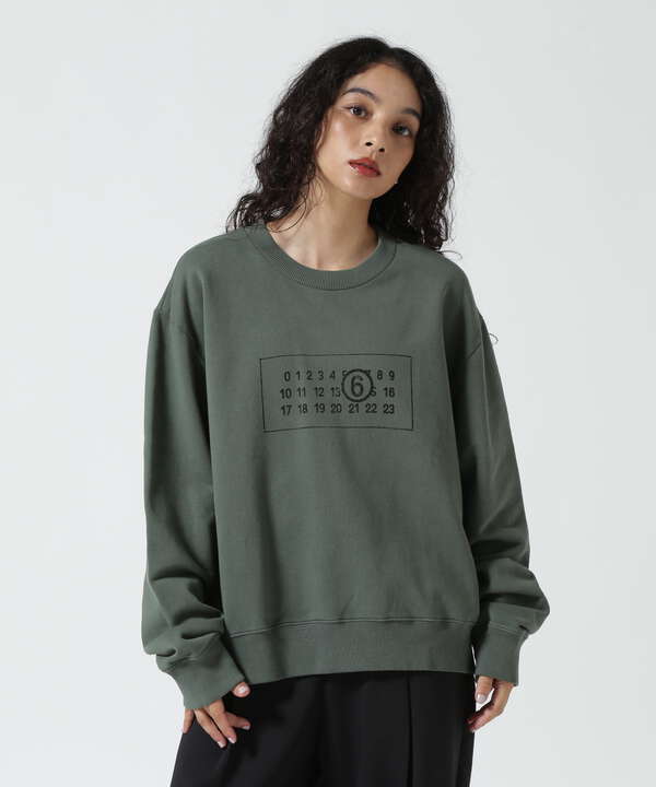 MM6 MaisonMargiela/エムエムシックス メゾンマルジェラ/TAG SWEATSHIRT