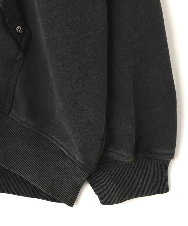 SUPPLIER/サプライヤー/Fleur Leather Patch Zip Hoodie