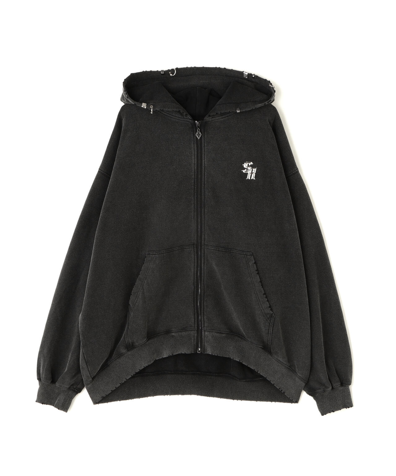 SUPPLIER/サプライヤー/Vintage Wash Pierced Zip Hoodie | LHP ( エルエイチピー ) | US  ONLINE STORE（US オンラインストア）